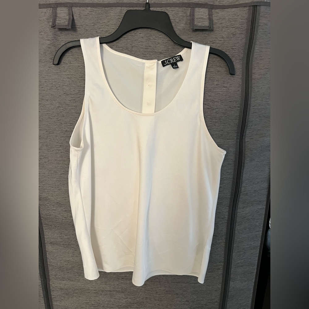 J. Crew Women's Cream Tank Top